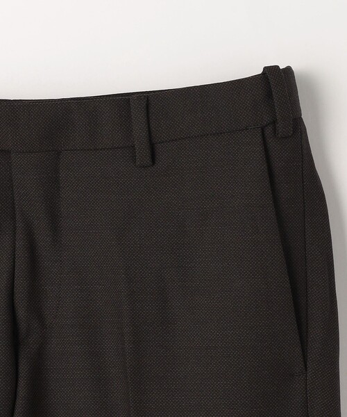 green label relaxing（グリーンレーベルリラクシング）の「A+ TWPU バーズアイ スリム スラックス -ウォッシャブル・ストレッチ・防シワ・アジャスター-（スーツパンツ・メンズ・ネイビー/ダークグレー/ダークブラウン・XL/M/L/XXL/XS/S）」の19枚目の写真