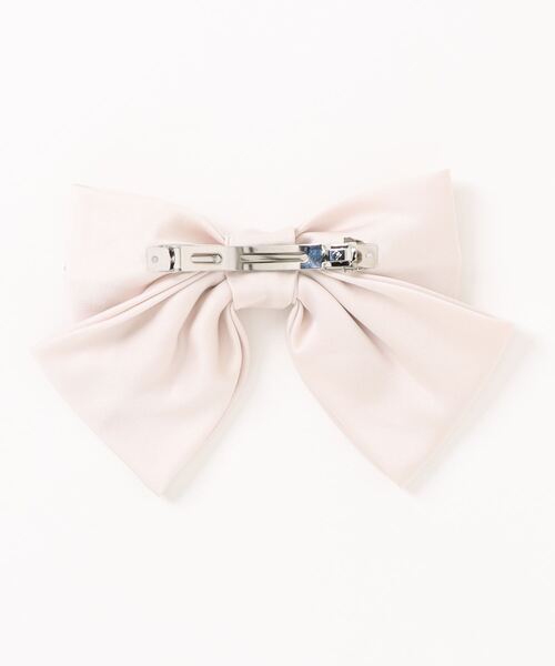 WILLSELECTION（ウィルセレクション）の「パールリボンバレッタ（その他ヘアアクセサリー・レディース・ブラック/ライトベージュ・FREE）」の3枚目の写真