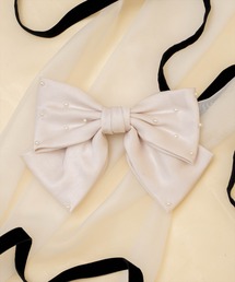 パールリボンバレッタ