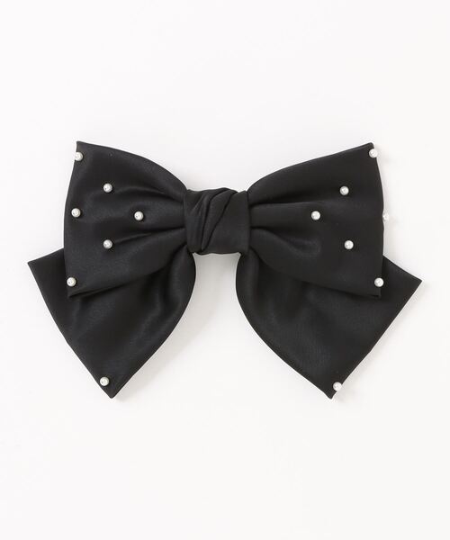 WILLSELECTION（ウィルセレクション）の「パールリボンバレッタ（その他ヘアアクセサリー・レディース・ブラック/ライトベージュ・FREE）」の14枚目の写真