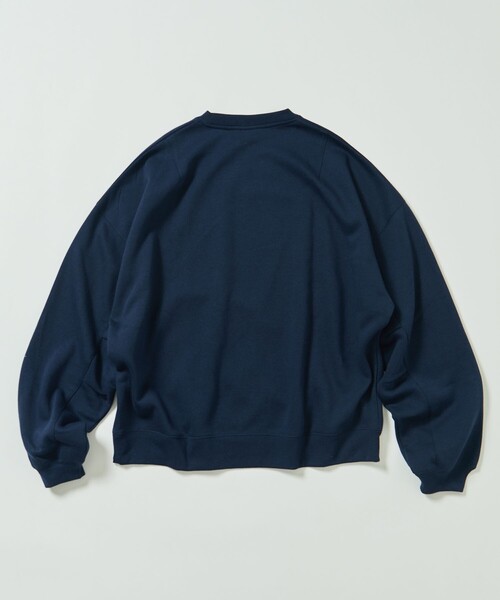 139 【美品】ケボズ×フリークスストア⭐︎ビッグパイルロゴ スウェット 即完売 FREAK'S STORE/ビッグシルエット デザイン刺繍 クルーネック