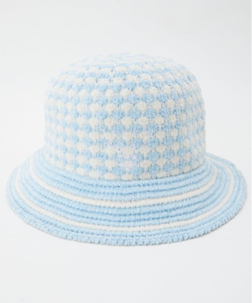 BILLABONG(ビラボン)の「BILLABONG/ビラボン ハット BLOCK CHECK CHENILLE BE014-907(ハット・メンズ・ライトブルー/ブラウン/ブラック・FREE)」の7枚目の写真