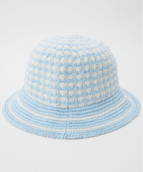 BILLABONG(ビラボン)の「BILLABONG/ビラボン ハット BLOCK CHECK CHENILLE BE014-907(ハット・メンズ・ライトブルー/ブラウン/ブラック・FREE)」の8枚目の写真