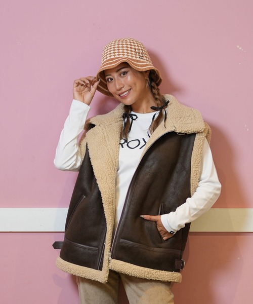 BILLABONG(ビラボン)の「BILLABONG/ビラボン ハット BLOCK CHECK CHENILLE BE014-907(ハット・メンズ・ライトブルー/ブラウン/ブラック・FREE)」の18枚目の写真