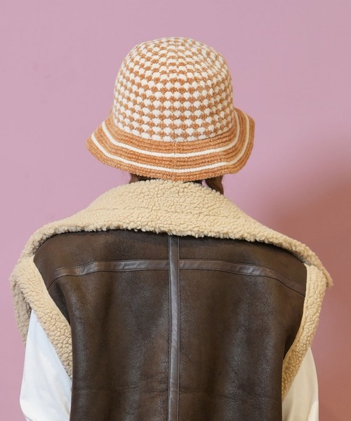 BILLABONG(ビラボン)の「BILLABONG/ビラボン ハット BLOCK CHECK CHENILLE BE014-907(ハット・メンズ・ライトブルー/ブラウン/ブラック・FREE)」の20枚目の写真