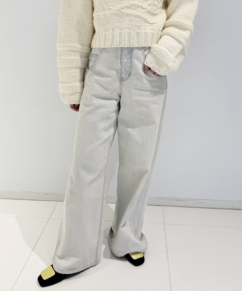 パンツ pan denim baggy roll pants edit for lulu パンツ pan denim