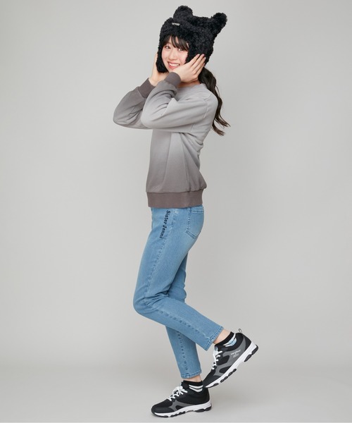 SISTER JENNI(SISTER JENNI)の「【裏起毛・ウエスト調整可】あったか裏起毛デニムロングパンツ(デニムパンツ・キッズ・ブルー/ネイビー・140cm/150cm/160cm/130cm)」の8枚目の写真