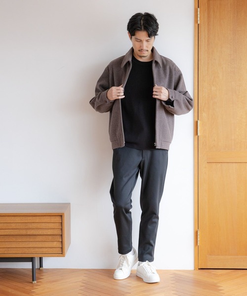 GLOBAL WORK（グローバルワーク）の「軽やかストレッチブルゾン/レギュラーカラー/115812（ブルゾン・メンズ・ブラウン/グリーン・SMALL/MEDIUM/LARGE）」の4枚目の写真