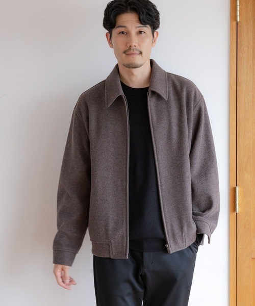 GLOBAL WORK（グローバルワーク）の「軽やかストレッチブルゾン/レギュラーカラー/115812（ブルゾン・メンズ・ブラウン/グリーン・SMALL/MEDIUM/LARGE）」の5枚目の写真