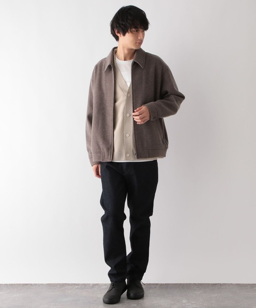 GLOBAL WORK（グローバルワーク）の「軽やかストレッチブルゾン/レギュラーカラー/115812（ブルゾン・メンズ・ブラウン/グリーン・SMALL/MEDIUM/LARGE）」の8枚目の写真