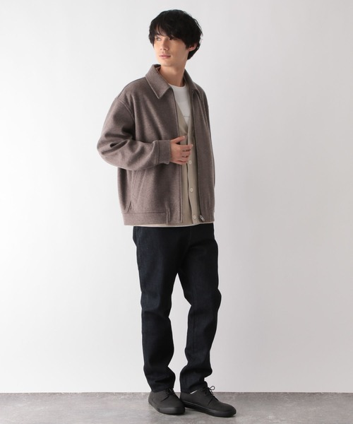 GLOBAL WORK（グローバルワーク）の「軽やかストレッチブルゾン/レギュラーカラー/115812（ブルゾン・メンズ・ブラウン/グリーン・SMALL/MEDIUM/LARGE）」の9枚目の写真