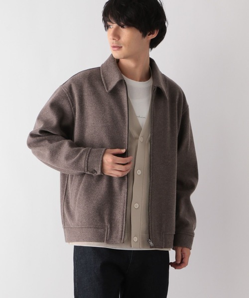 GLOBAL WORK（グローバルワーク）の「軽やかストレッチブルゾン/レギュラーカラー/115812（ブルゾン・メンズ・ブラウン/グリーン・SMALL/MEDIUM/LARGE）」の11枚目の写真