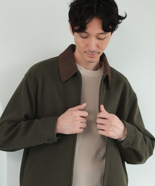 セール】軽やかストレッチブルゾン/レギュラーカラー/115812（ブルゾン