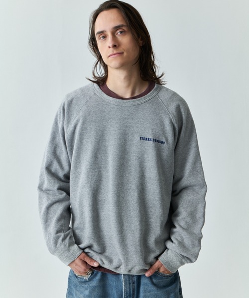 SIERRA DESIGNS(シェラデザイン)の「ユニセックスモデル【Good On × SIERRA DESIGNS】 EMBROIDERED SWEAT/トレーナー/スウェット(スウェット・レディース・ネイビー/ホワイト/ブラック/グレー/ブラウン・MEDIUM/LARGE/SMALL/X-LARGE)」の10枚目の写真
