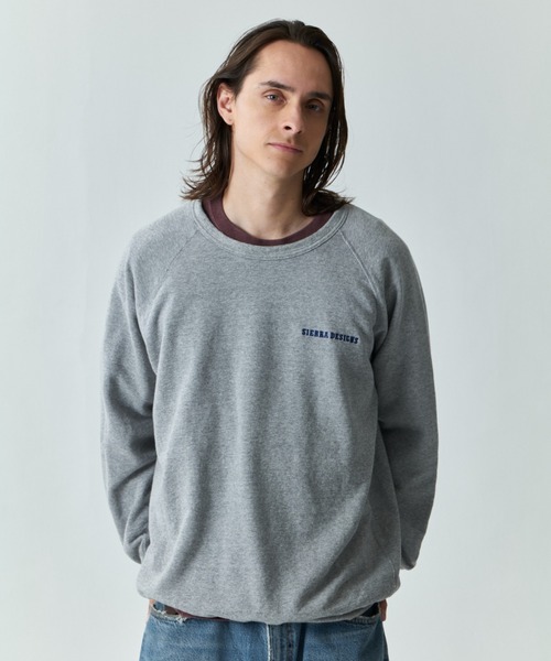 SIERRA DESIGNS(シェラデザイン)の「ユニセックスモデル【Good On × SIERRA DESIGNS】 EMBROIDERED SWEAT/トレーナー/スウェット(スウェット・レディース・ネイビー/ホワイト/ブラック/グレー/ブラウン・MEDIUM/LARGE/SMALL/X-LARGE)」の11枚目の写真