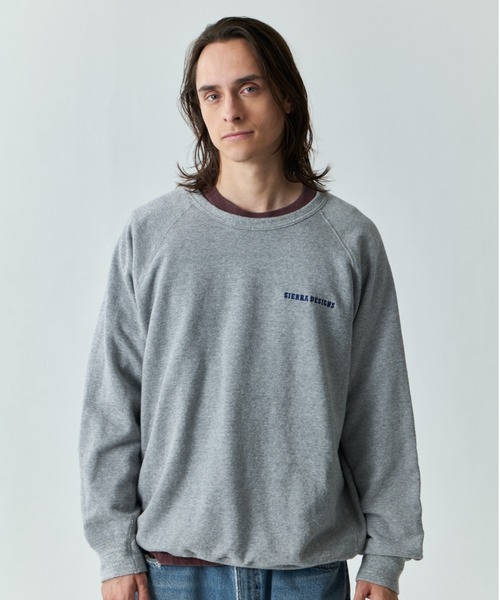 SIERRA DESIGNS(シェラデザイン)の「ユニセックスモデル【Good On × SIERRA DESIGNS】 EMBROIDERED SWEAT/トレーナー/スウェット(スウェット・レディース・ネイビー/ホワイト/ブラック/グレー/ブラウン・MEDIUM/LARGE/SMALL/X-LARGE)」の12枚目の写真