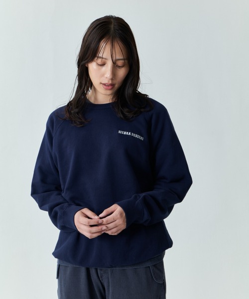 SIERRA DESIGNS(シェラデザイン)の「ユニセックスモデル【Good On × SIERRA DESIGNS】 EMBROIDERED SWEAT/トレーナー/スウェット(スウェット・レディース・ネイビー/ホワイト/ブラック/グレー/ブラウン・MEDIUM/LARGE/SMALL/X-LARGE)」の13枚目の写真