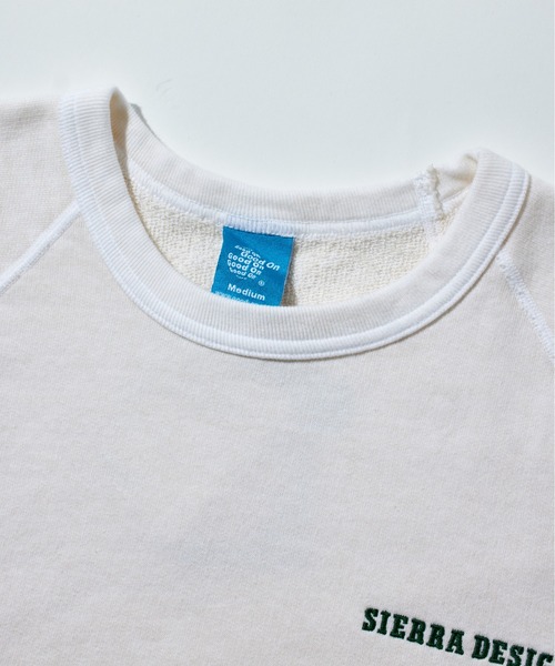 SIERRA DESIGNS(シェラデザイン)の「ユニセックスモデル【Good On × SIERRA DESIGNS】 EMBROIDERED SWEAT/トレーナー/スウェット(スウェット・レディース・ネイビー/ホワイト/ブラック/グレー/ブラウン・MEDIUM/LARGE/SMALL/X-LARGE)」の16枚目の写真