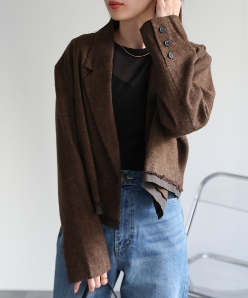model：162cm 着用サイズ：F