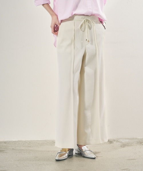 Elura（エルーラ）の「ウールライクワイドパンツ＜低身長サイスあり＞／133678（その他パンツ・レディース・グレー/ベージュ/ネイビー/ホワイト/ライトグレー・FREE(S)/SMALL/LARGE/MEDIUM）」の21枚目の写真