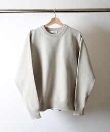 モスステッチクルーネックプルオーバー