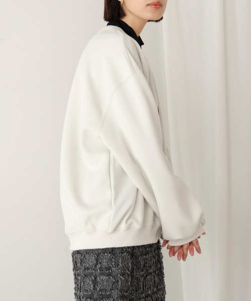 Bou Jeloud(ブージュルード)の「立体刺繍プルオーバー(Tシャツ/カットソー・レディース・アイボリー/ブラック/ベージュ・FREE)」の6枚目の写真