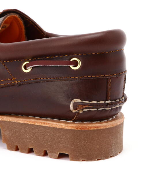 人気Timberland 3 Eye Classic モカシンシューズ　赤茶 Timberland/ティンバーランド/AUTHENTICS 3 EYE CLASSIC/アイコン