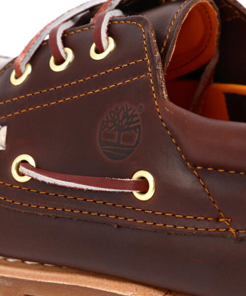 人気Timberland 3 Eye Classic モカシンシューズ　赤茶 Timberland/ティンバーランド/AUTHENTICS 3 EYE CLASSIC/アイコン
