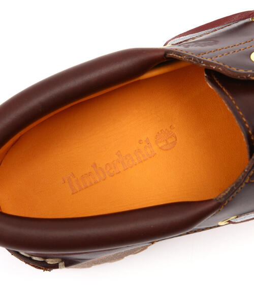 人気Timberland 3 Eye Classic モカシンシューズ　赤茶 TIMBERLAND】3 Eye Classicモカシンシューズ。｜JOINT WORKS