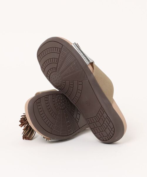 チチカカ（チチカカ）の「エスニッククロスサンダル（サンダル・レディース・ブラック/ベージュ・MEDIUM/LARGE）」の4枚目の写真