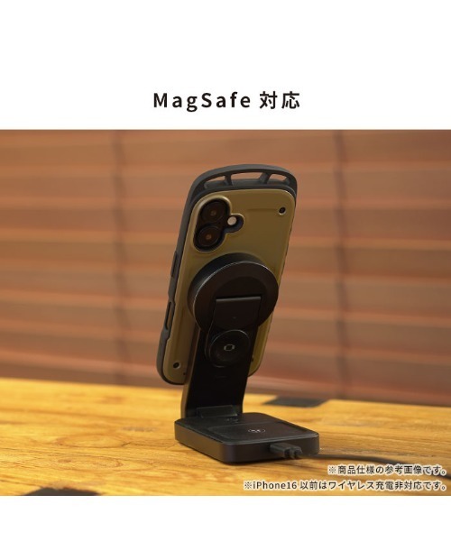 ROOT CO.（ルート）の「iPhone 16/16 Pro 専用 ROOT CO. GRAVITY Shock Resist Case Pro. スマホケース（スマホケース/カバー・メンズ・カーキ/アッシュブラウン/ブラック/ホワイト・iPhone 16/iPhone 16 Pro）」の8枚目の写真