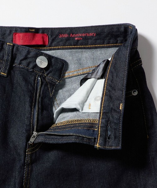 RED CARD TOKYO（レッドカード）の「＜RED CARD＞35th Anniversary Wide デニムパンツ（デニムパンツ・レディース・ブラック/コバルトブルー/ネイビー/ロイヤルブルー・24/22/25/23）」の14枚目の写真