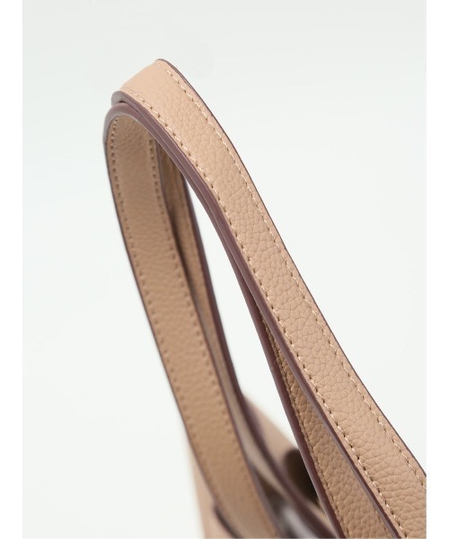 m.f.editorial（エムエフエディトリアル）の「【2way】結びベルトデザイン トートバッグ A4対応（トートバッグ・レディース・ベージュ/ブラック・FREE）」の7枚目の写真