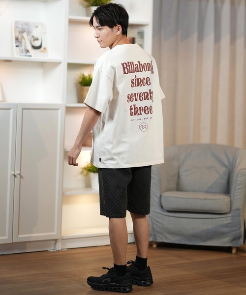 BILLABONG(ビラボン)の「BILLABONG/ビラボン 半袖Tシャツ バックプリント ワイドシルエット BAJA BF011-213(Tシャツ/カットソー・メンズ・ホワイト/インディゴブルー/ブラック・L/M)」の9枚目の写真