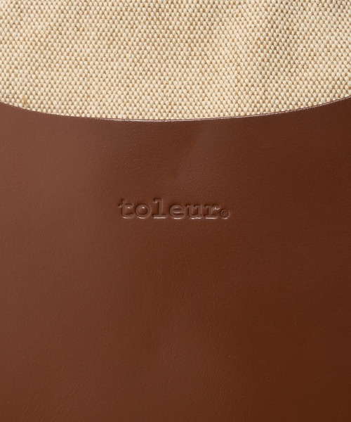 toleur（トーラ）の「【toleur】シャンブレーレザーポケットショルダー 11972 ※（ショルダーバッグ・レディース・ブラック/ブラウン・FREE）」の9枚目の写真