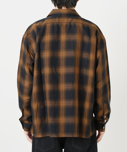 セール】J.S.Homestead / Stead レーヨンオンブレ オープンシャツ