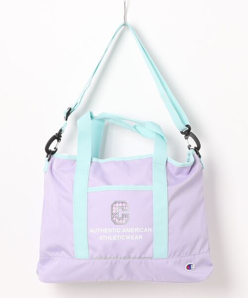 Champion（チャンピオン）の「チャンピオン レッスンバッグ モンゴメリー No.63984（トートバッグ・キッズ・ブラック/サックスブルー/パープル・FREE）」の3枚目の写真