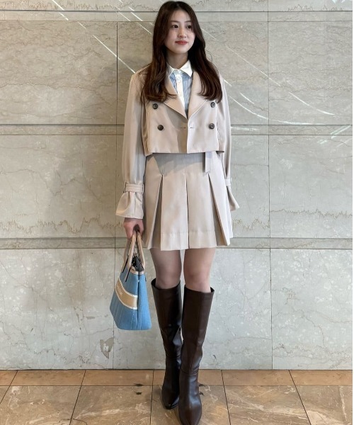 JILL by JILL STUART ベージュ トレンチコート M 春 JILL by JILL STUART ベージュ トレンチコート M 春