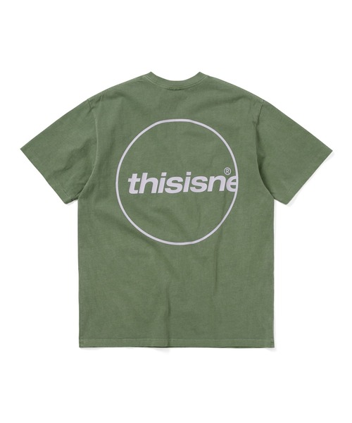 thisisneverthat（ディスイズネバーザット）の「C-Logo Tee（Tシャツ/カットソー・メンズ・グレー/フューシャピンク/ブルー/グリーン系その他/チャコール・XL/L/M/S）」の4枚目の写真