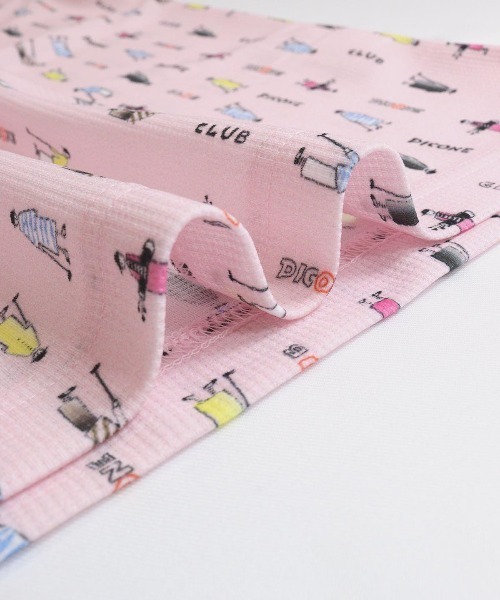 Picone CLUB(ピッコーネクラブ)の「ゴルフピコ柄プルオーバー(Tシャツ/カットソー・レディース・ホワイト/ライトグリーン/ピンク/ネイビー・L/M/S)」の13枚目の写真