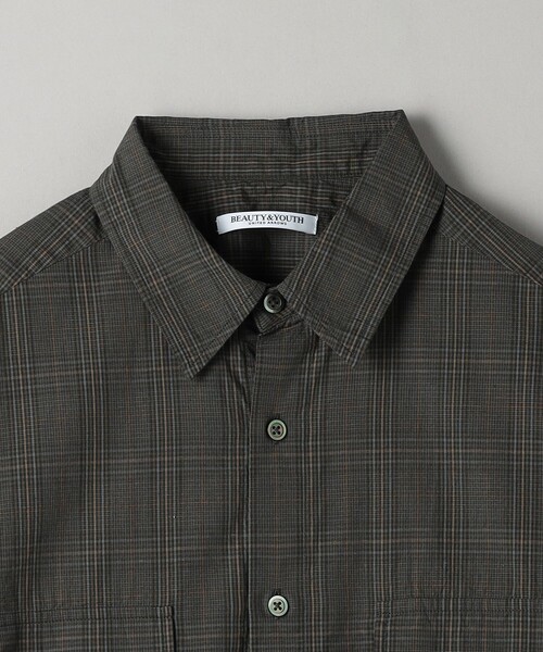 BEAUTY&YOUTH UNITED ARROWS(ビューティーアンドユースユナイテッドアローズ)の「麻コットン チェック シャツ(シャツ/ブラウス・レディース・ベージュ/ライトブルー/ダークグレー・S/M)」の19枚目の写真