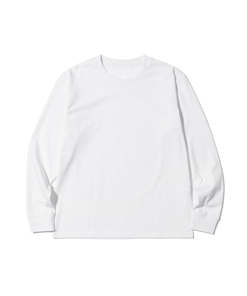 1chaku.(イッチャク)の「organic cotton long sleeve Tee(Tシャツ/カットソー・レディース・ホワイト/ブラック・XXS/XS/S/M/L/XL/XXL/XXXL)」の2枚目の写真