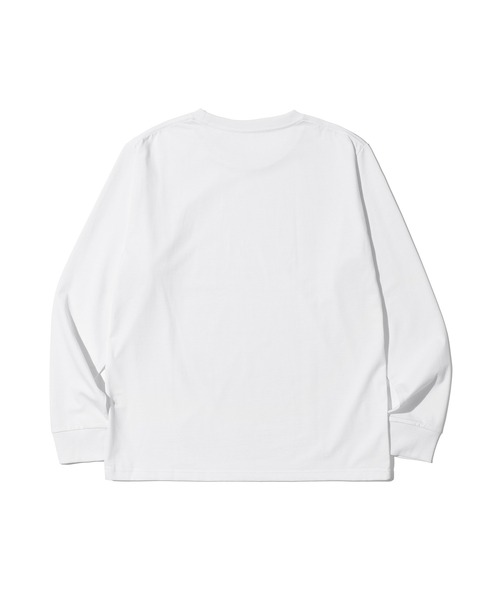 1chaku.(イッチャク)の「organic cotton long sleeve Tee(Tシャツ/カットソー・レディース・ホワイト/ブラック・XXS/XS/S/M/L/XL/XXL/XXXL)」の3枚目の写真
