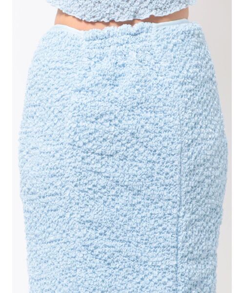 CALNAMUR（カルナムール）の「SHINY GATHER STRAIGHT SK/シャイニーギャザーストレートスカート（スカート・レディース・ピンク/ブルー/ライトイエロー・FREE）」の7枚目の写真