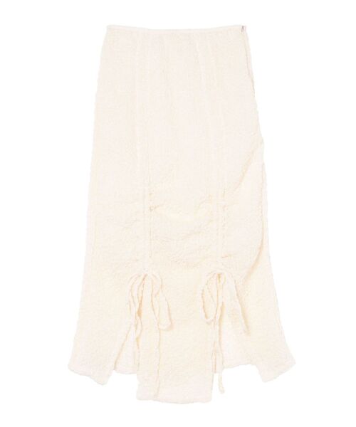 CALNAMUR（カルナムール）の「SHINY GATHER STRAIGHT SK/シャイニーギャザーストレートスカート（スカート・レディース・ピンク/ブルー/ライトイエロー・FREE）」の3枚目の写真