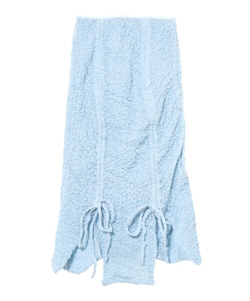 CALNAMUR（カルナムール）の「SHINY GATHER STRAIGHT SK/シャイニーギャザーストレートスカート（スカート・レディース・ピンク/ブルー/ライトイエロー・FREE）」の2枚目の写真