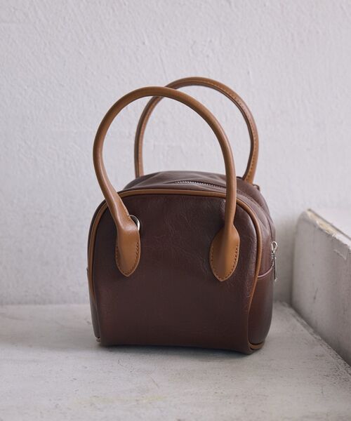 スーちゃん 手縫い スクエアボストン セール】スクエアボストンBAG(ショルダーバッグ)|RETRO GIRL