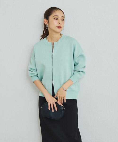 andequal アンドコール　カーディガン セール】《新色追加・オンオフ着回せる》スウェットライクニット