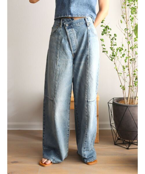 Ungrid（アングリッド）の「カーブデザインデニム（デニムパンツ・レディース・ブルー・24inch/25inch/26inch）」の20枚目の写真