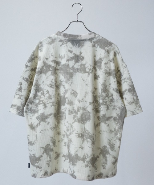 THRASHER(スラッシャー)の「【at】〔THRASHER/スラッシャー〕THERMAL FABRIC S/S TEE ロゴ刺繍 タイダイ染め サーマルTシャツ(Tシャツ/カットソー・メンズ・ブラウン/ブラック/ブルー・LARGE/MEDIUM)」の4枚目の写真